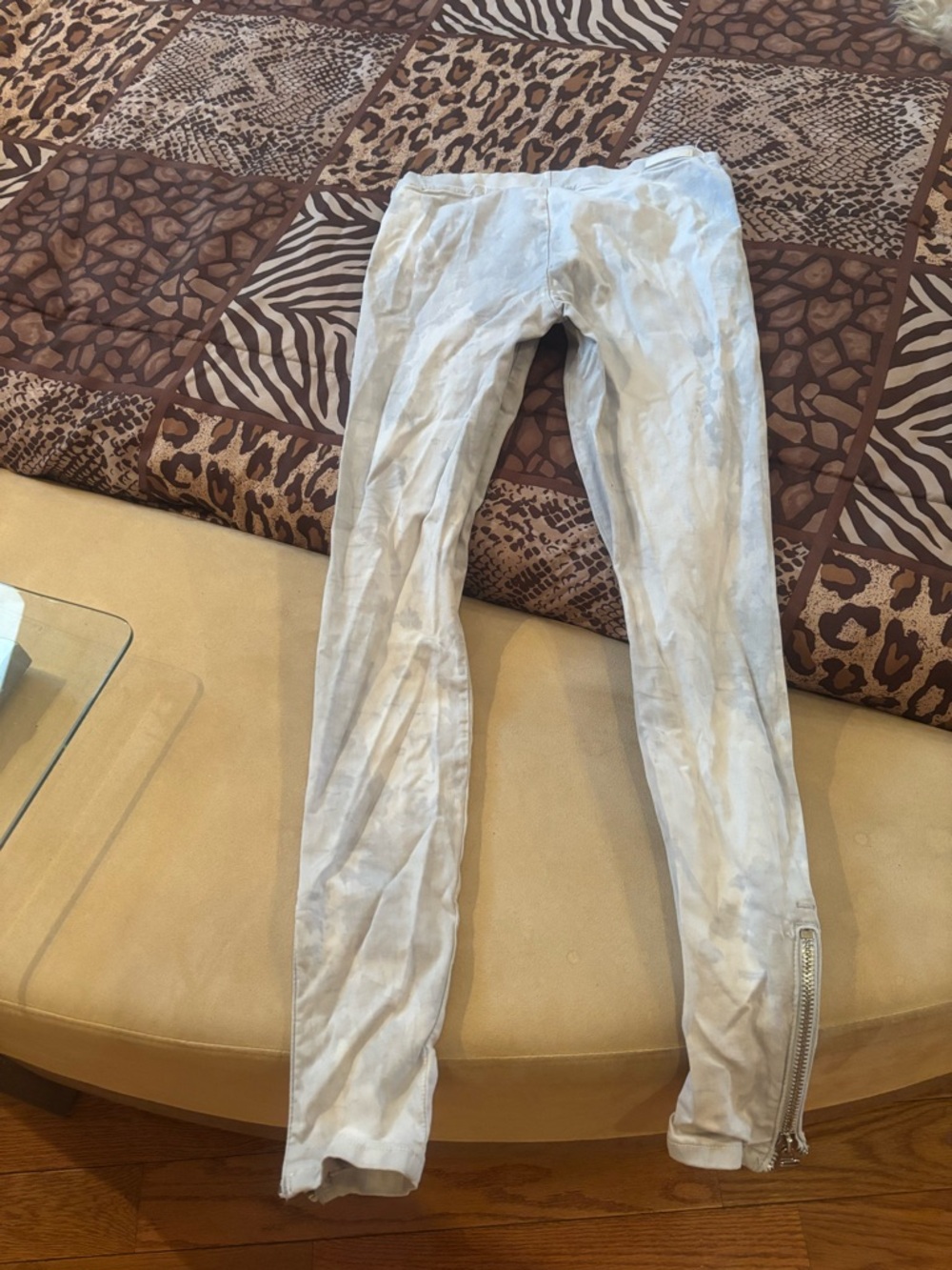 Joe's Jeans Light blue Stretch Skinny Jeggings with Ankle Zipper Detail